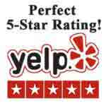Yelp logo for an electrical contractor in Kensington, MD